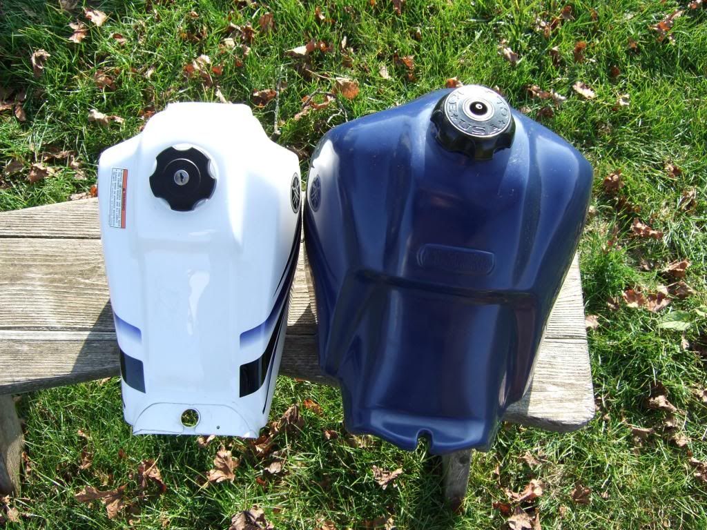 Clarke XT350 Tank Install on TW200